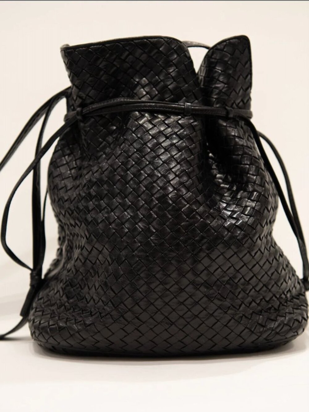 Bottega Veneta Intrecciato Woven Leather Shoulder Bag - Vintage